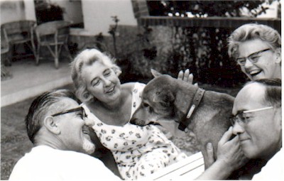 York Wilson, Lela Wilson, John Turner and Mary Turner. John Turner was the British military attache posted in Bangkok in 1966.