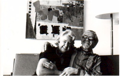 Lela and York Wilson in their Hong Kong flat.