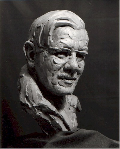 Bust of York Wilson by Cleeve Horne (1949).